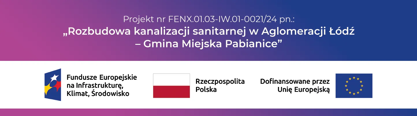Rozbudowa kanalizacji sanitarnej w Aglomeracji Łódź – Gmina Miejska Pabianice
